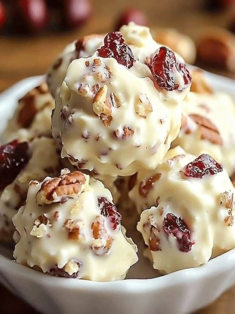 White Chocolate Cranberry Pecan Clusters Recipe