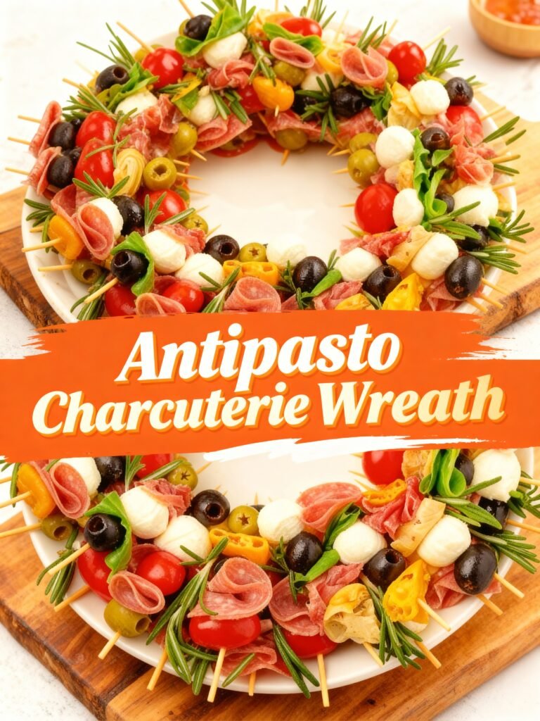 Holiday Antipasto Wreath Recipe