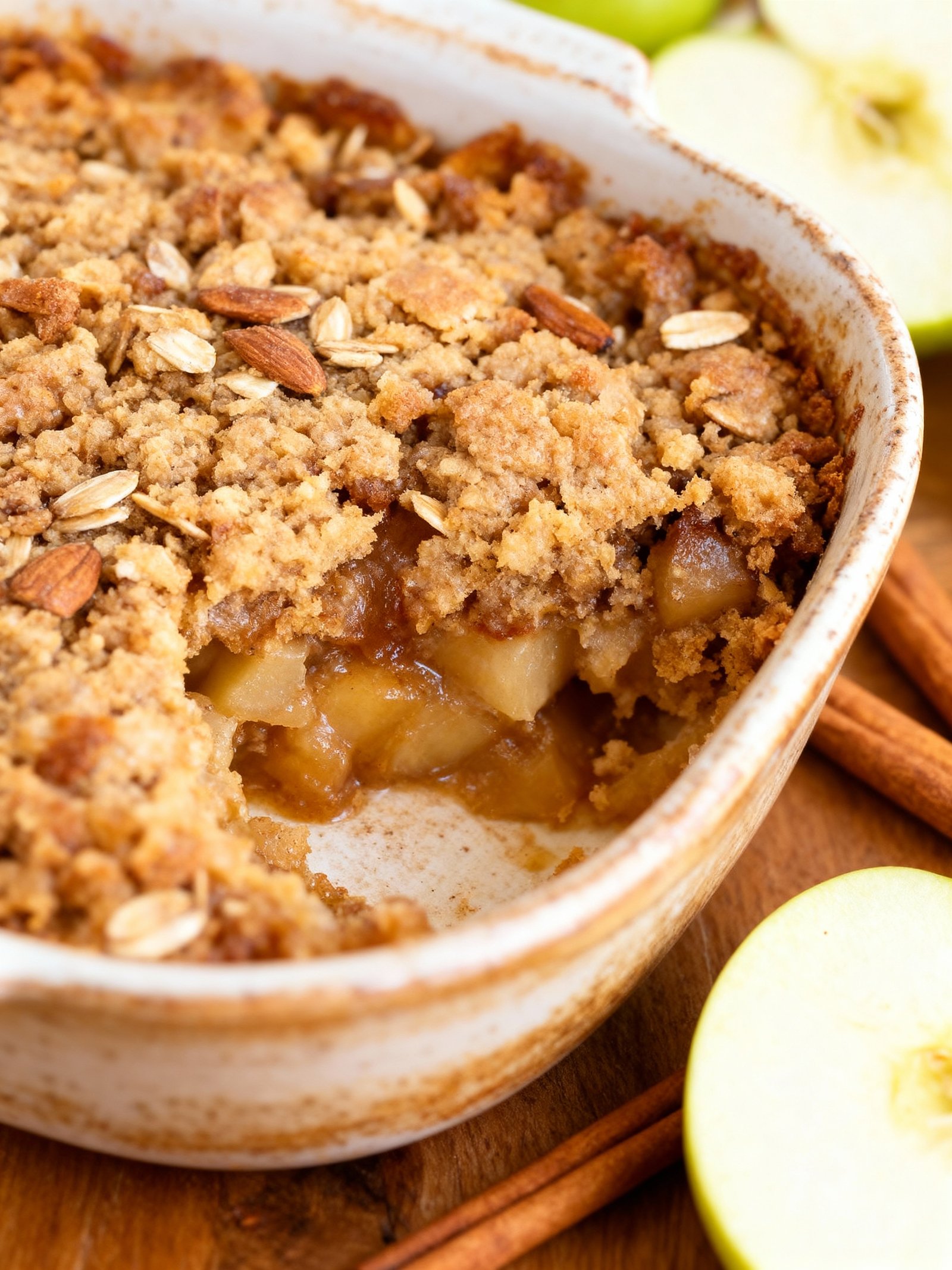 Apple Crumble finished