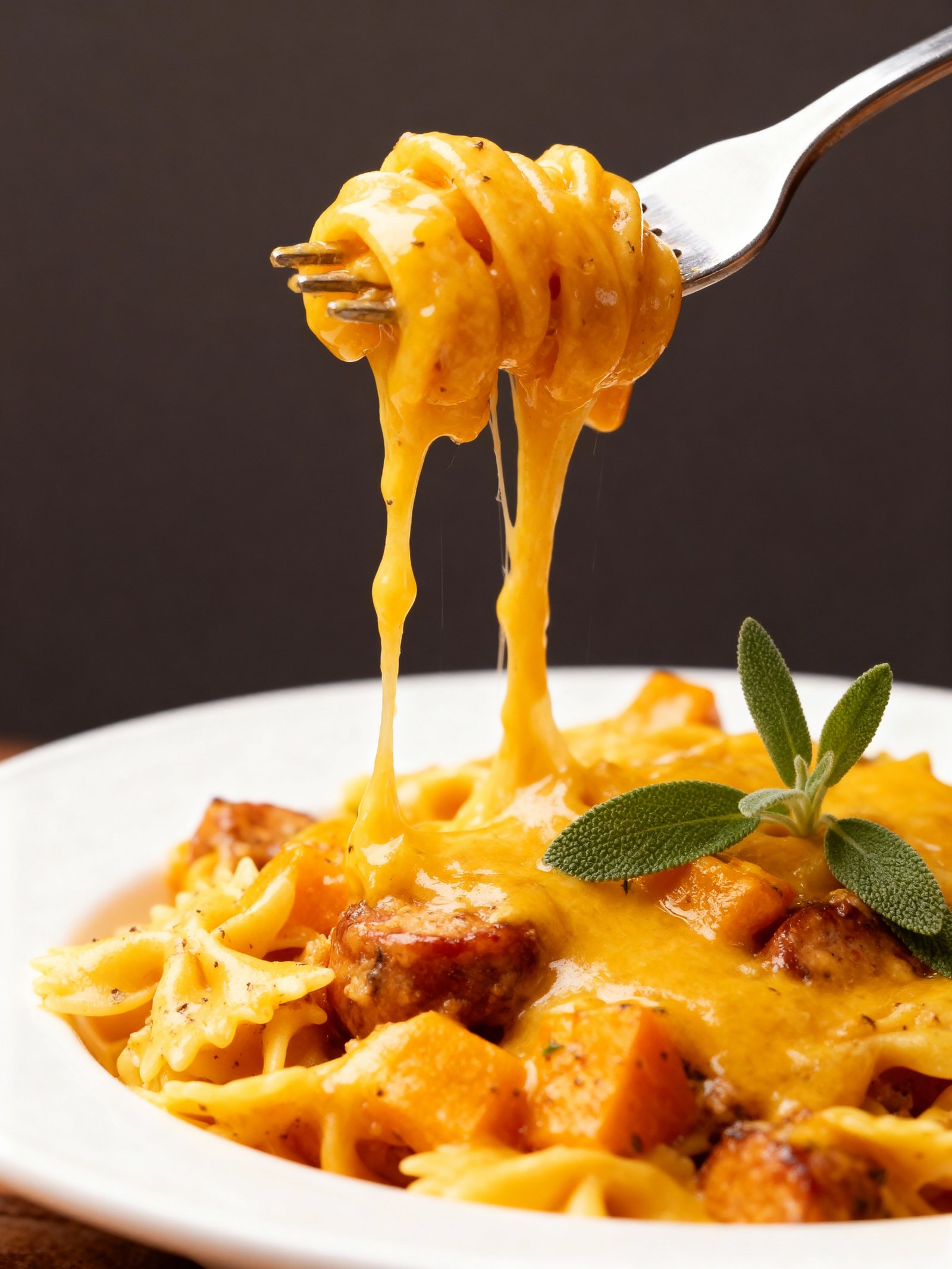 Autumn Sausage Pasta Squash finished