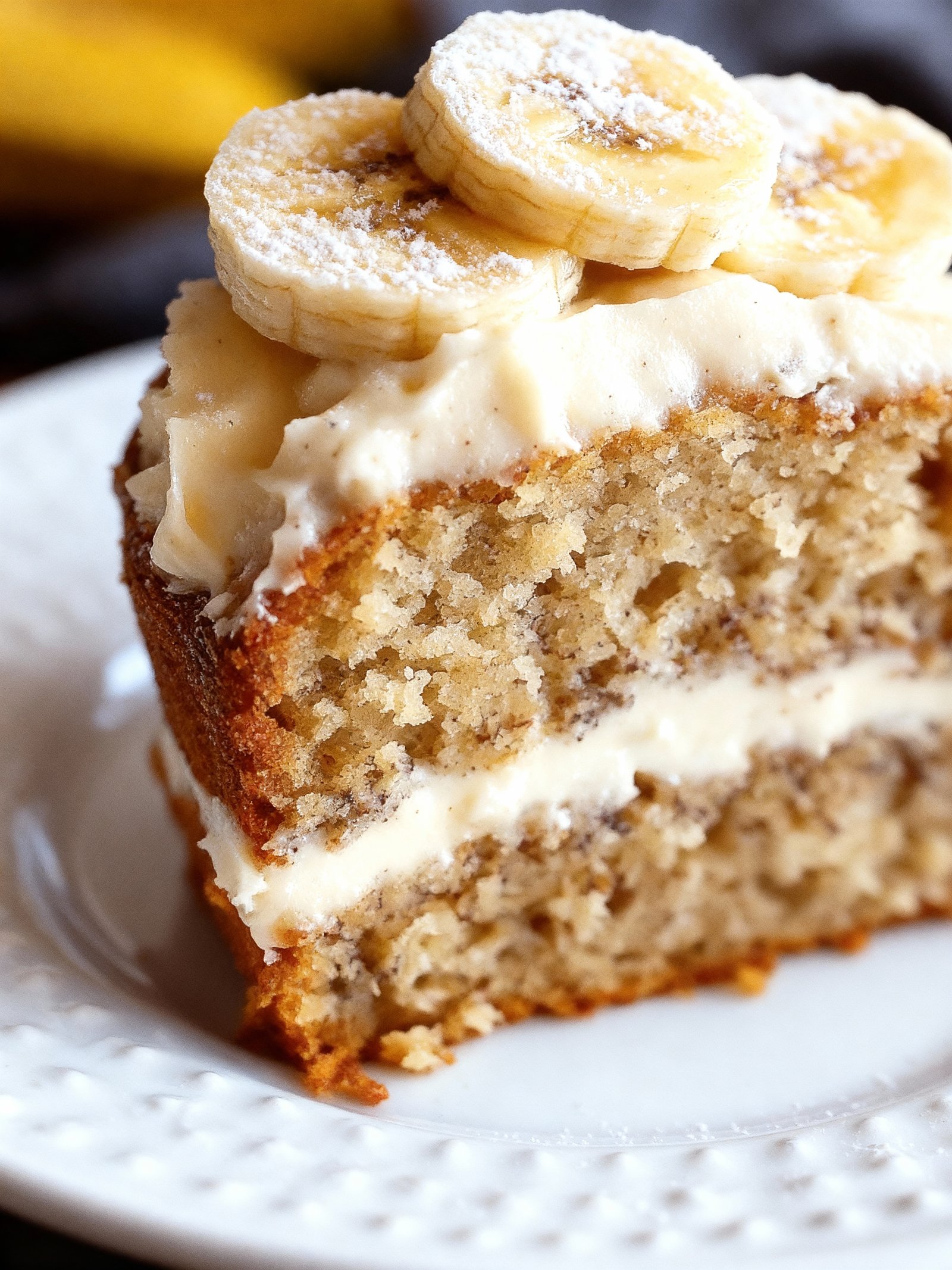 Banana Bread Cake finished