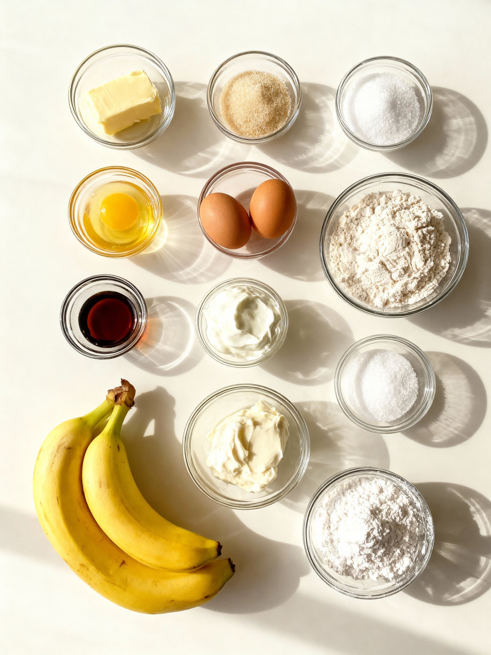 Banana Bread Cake ingredients