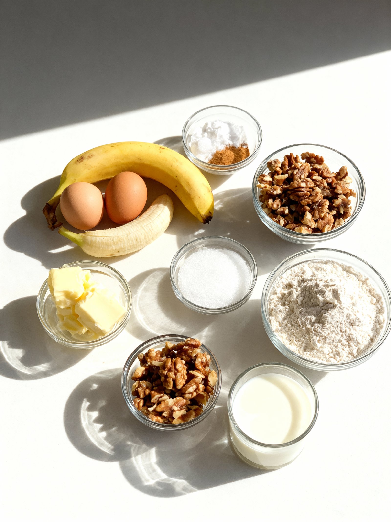 Banana Walnut Dream Cake ingredients