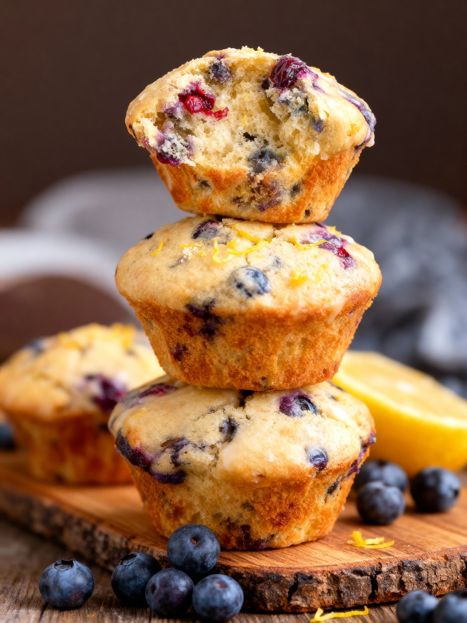 Blueberry Lemon Muffins finished