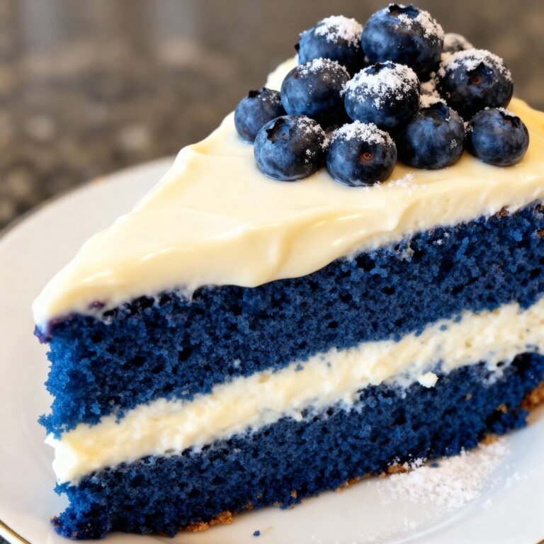 Blue Velvet Cheesecake Cake Recipe
