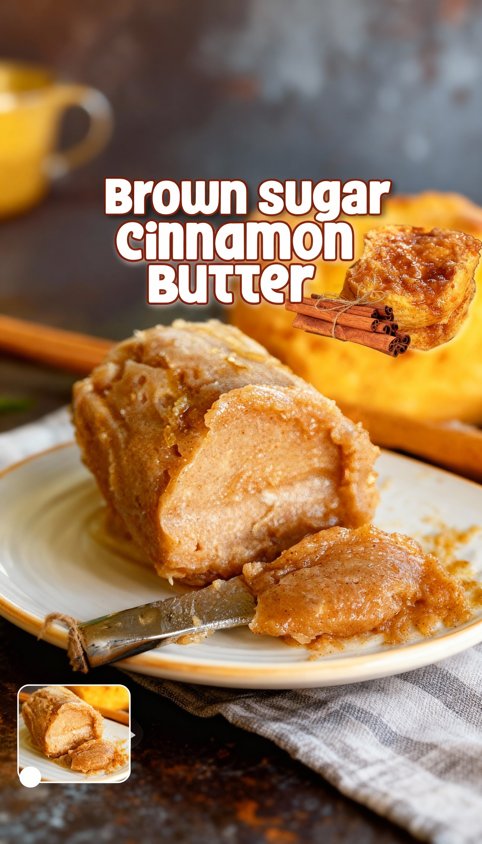 Brown sugar cinnamon butter finished