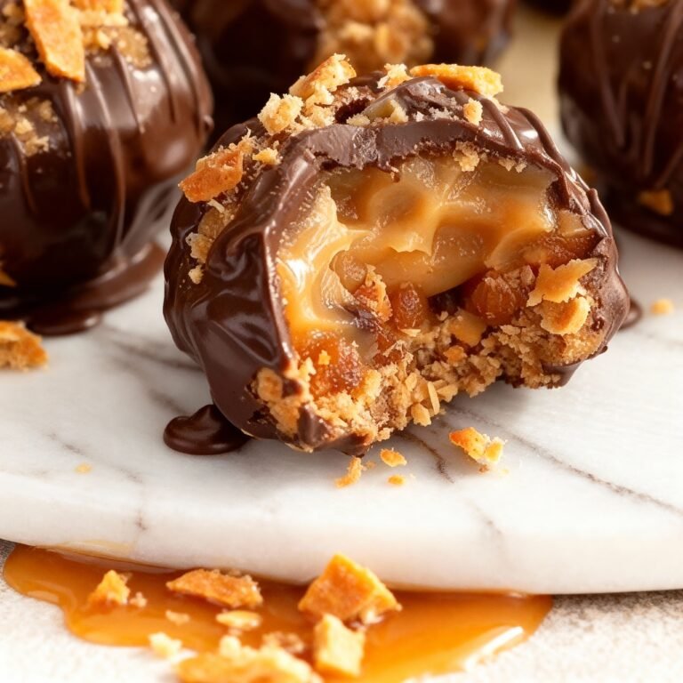 Butterfinger Chocolate Caramel Crunch Truffles Recipe