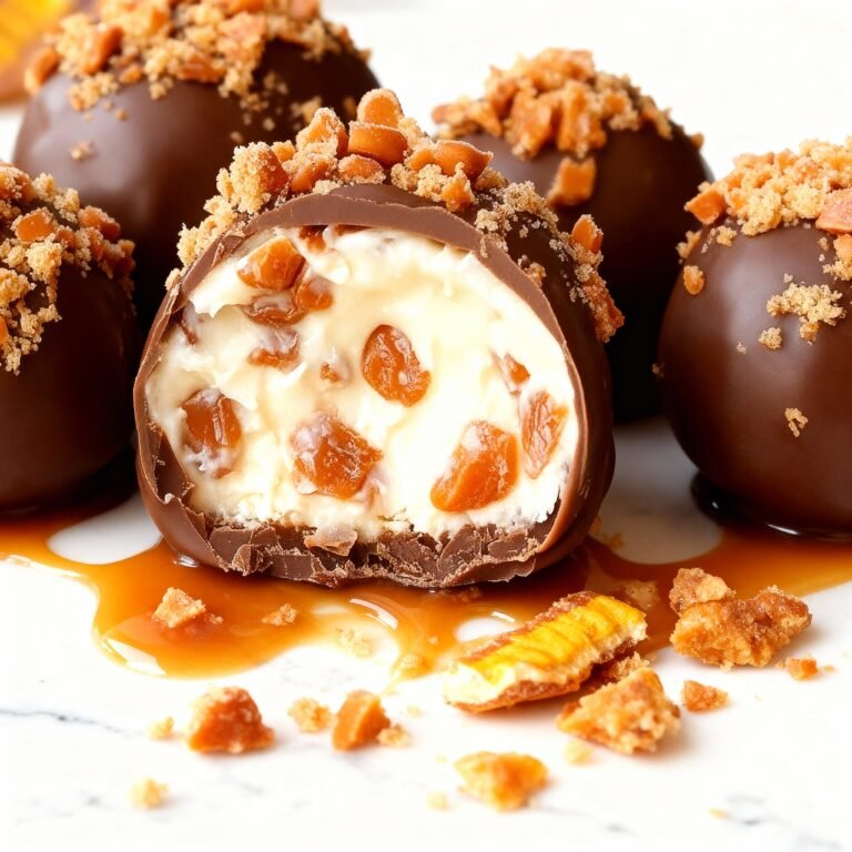 Butterfinger Chocolate Caramel Crunch Truffles Recipe