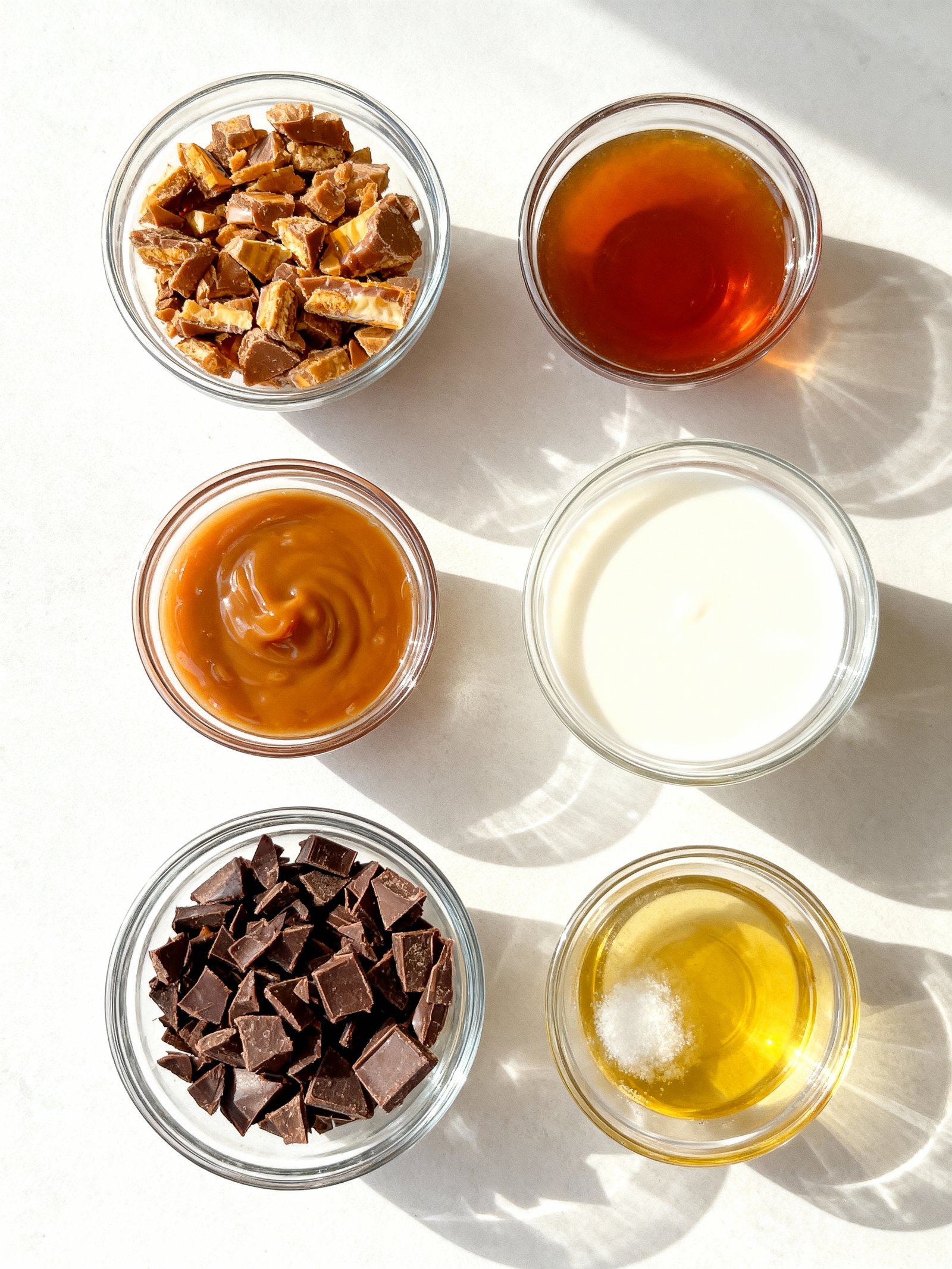 Butterfinger Chocolate Caramel Truffles ingredients