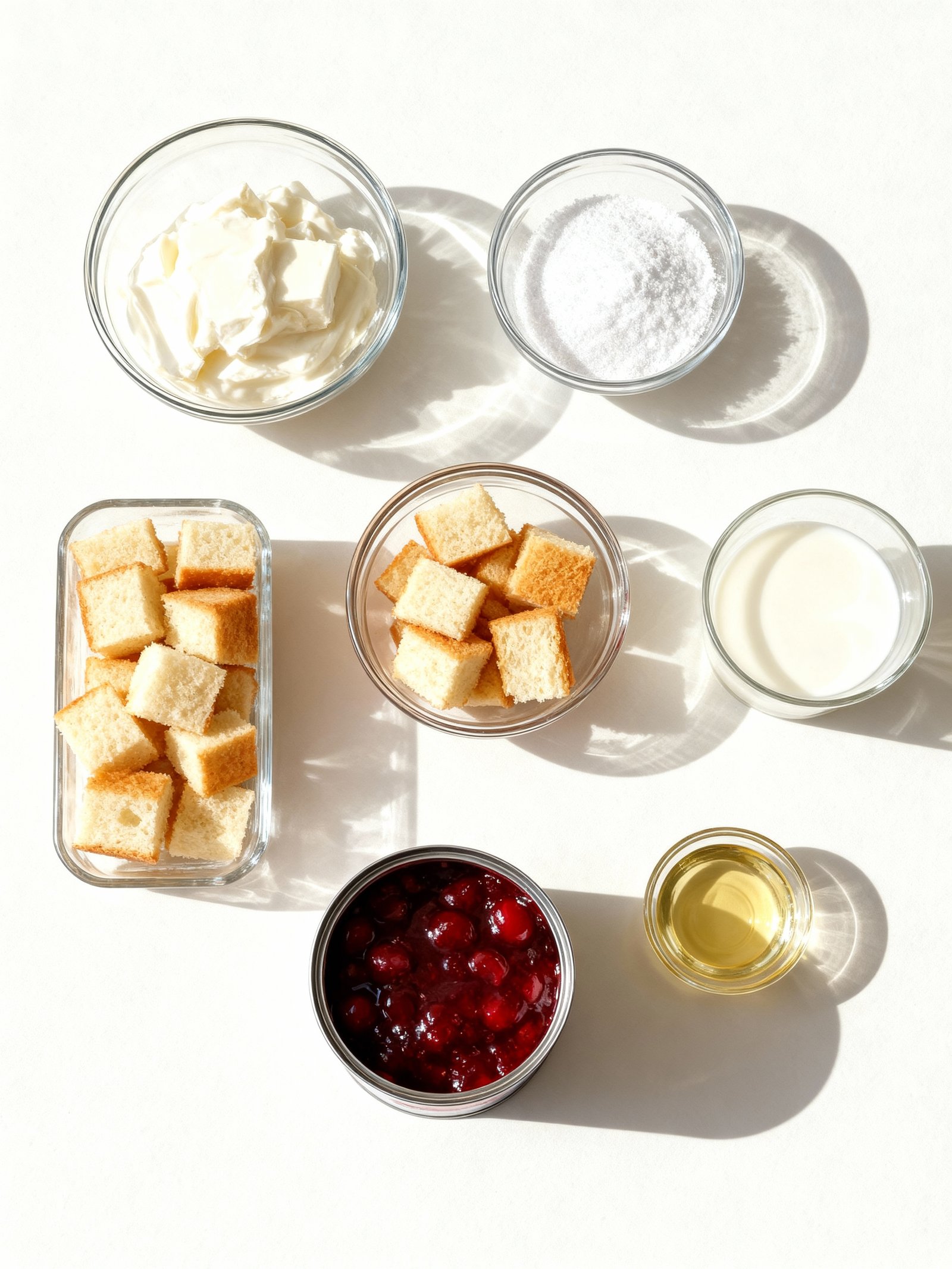 Cherries in the Snow Dessert ingredients
