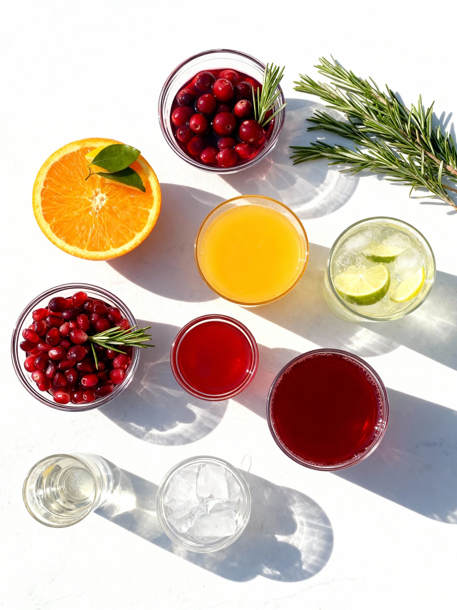 Christmas Punch ingredients