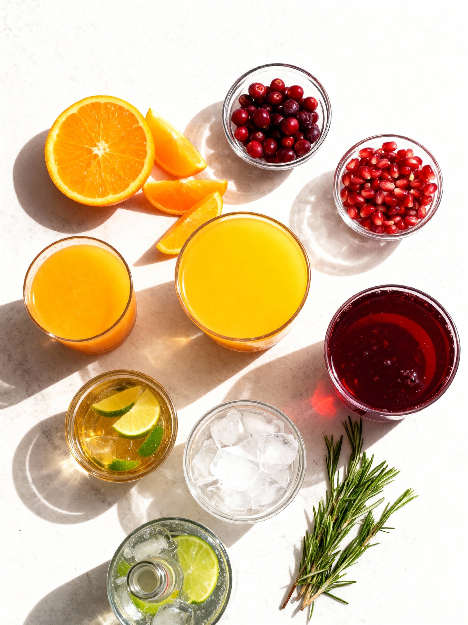 Christmas Punch ingredients