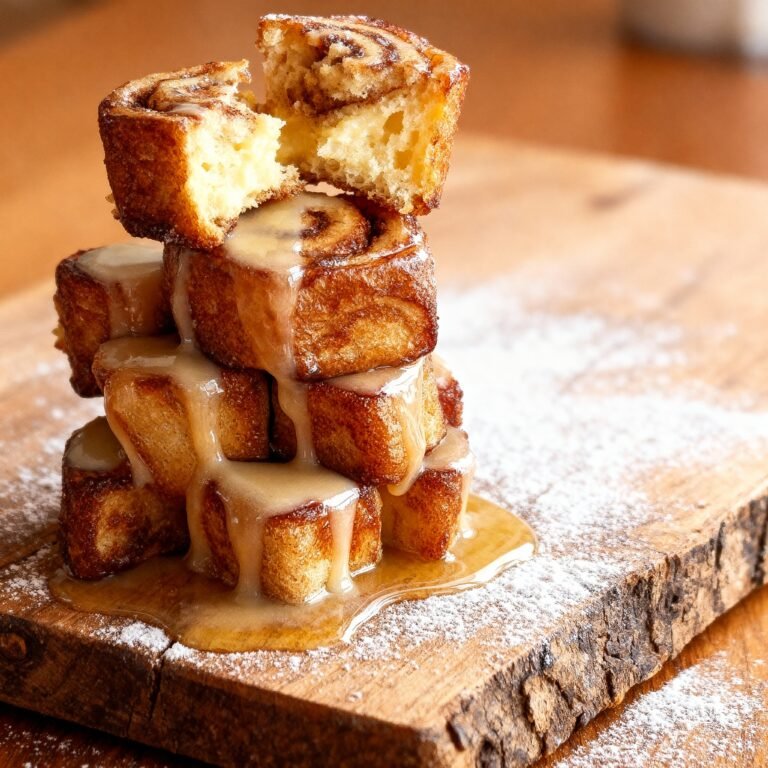 Cinnamon Roll French Toast Bites Recipe