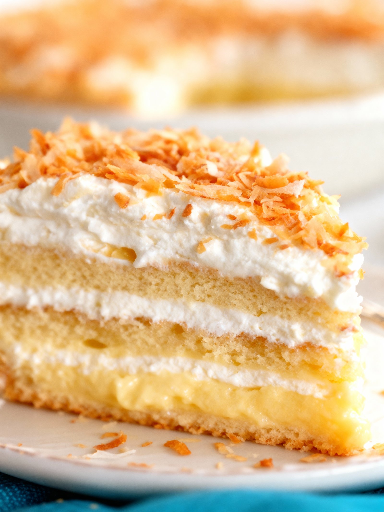 Coconut Cream Pie finished