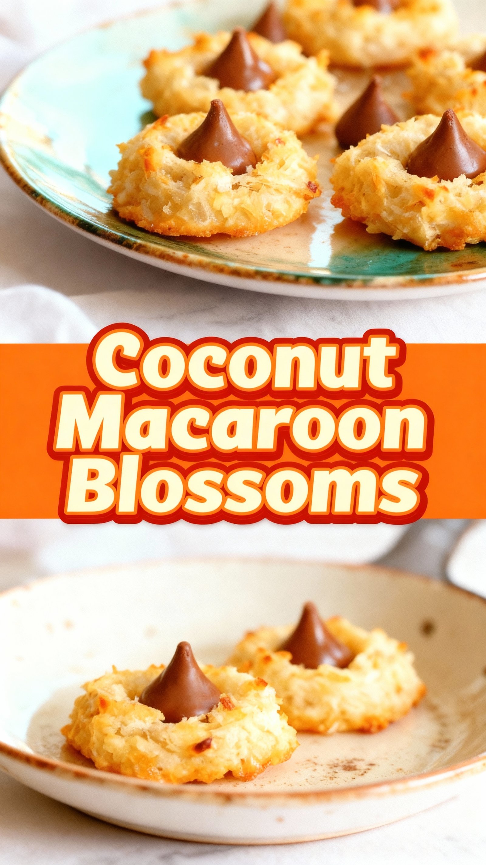 Coconut Macaroon Blossoms finished