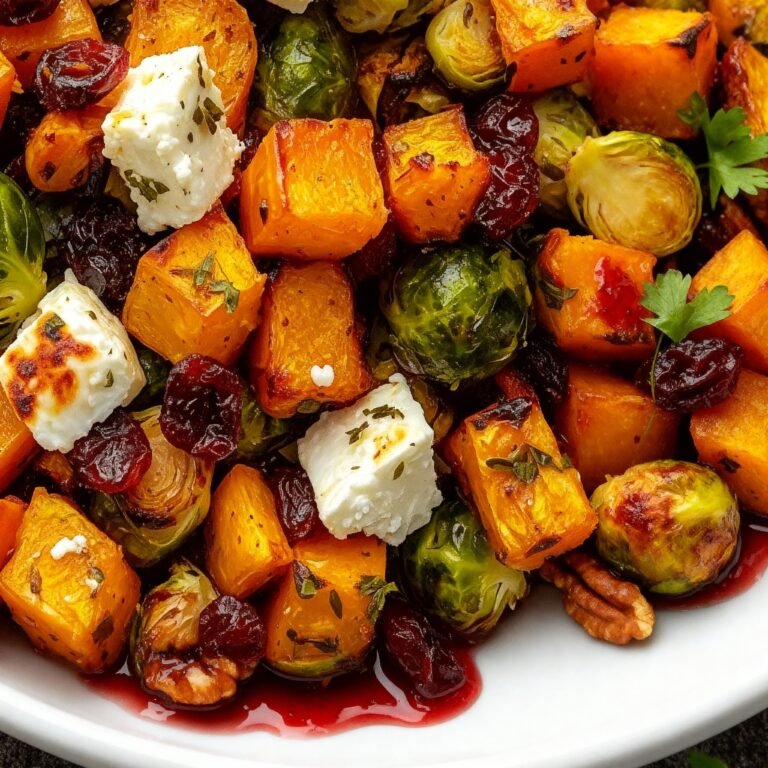 Cranberry Glazed Roasted Vegetable Salad Recipe