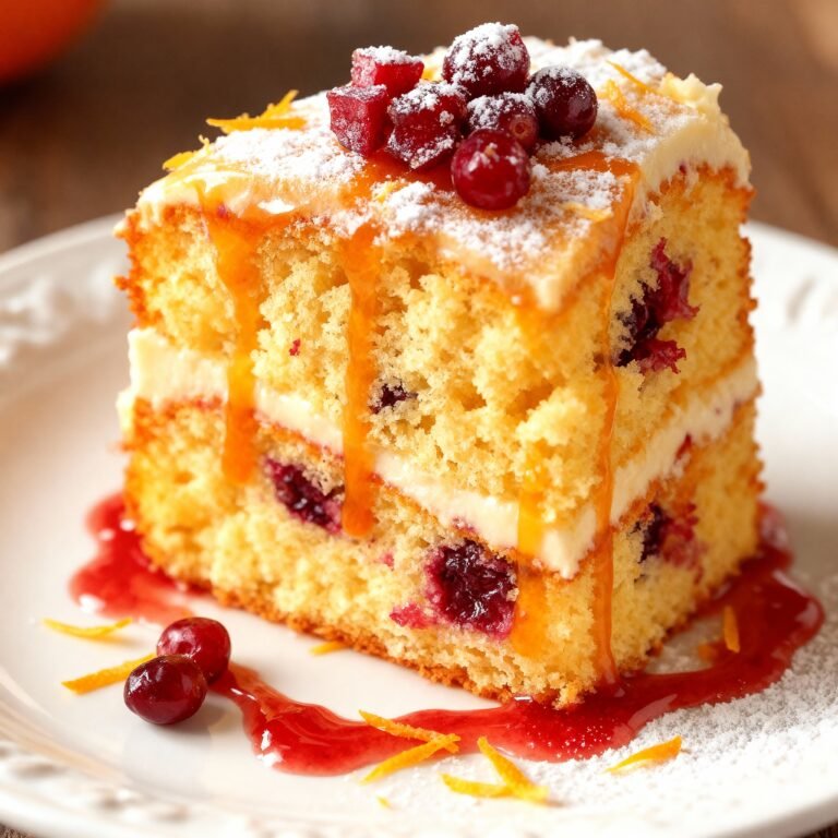 Cranberry Orange Cake Recipe