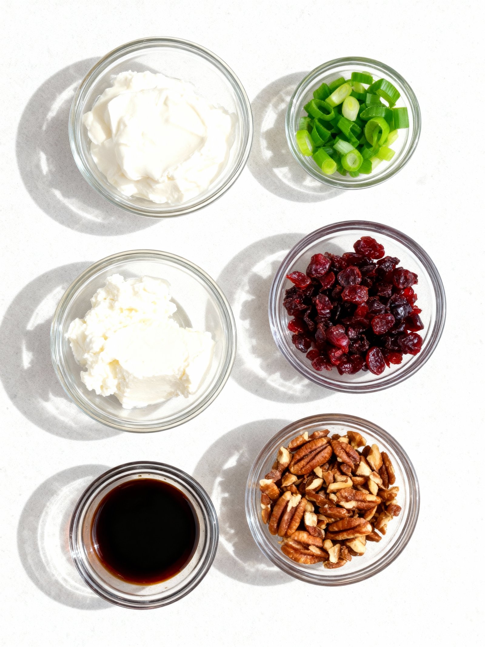 Cranberry Pecan Goat Cheese Balls ingredients