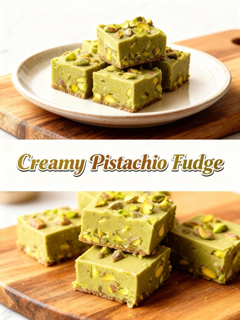 Pistachio Swirl Fudge Recipe