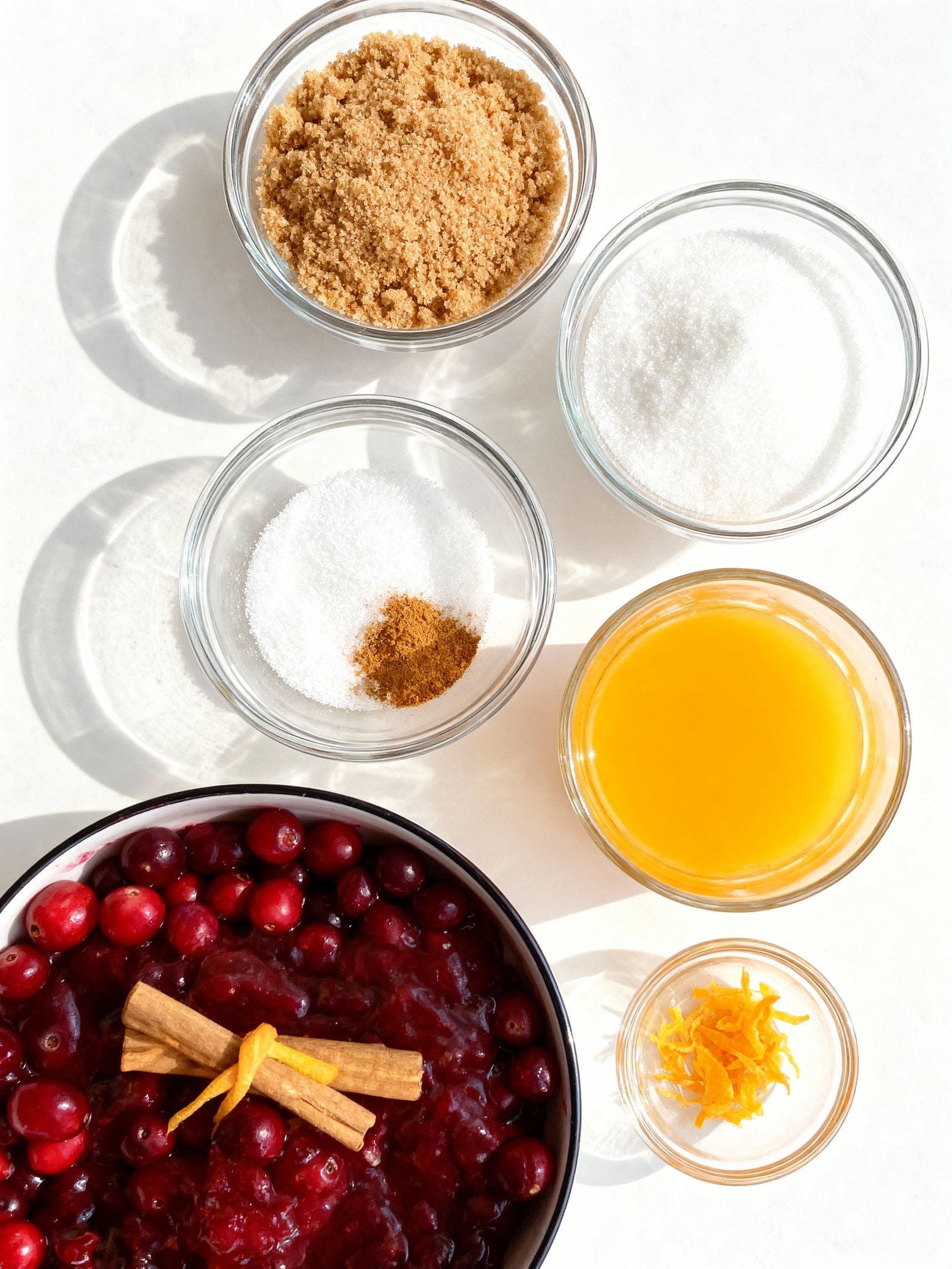 Crockpot Cranberry Sauce ingredients