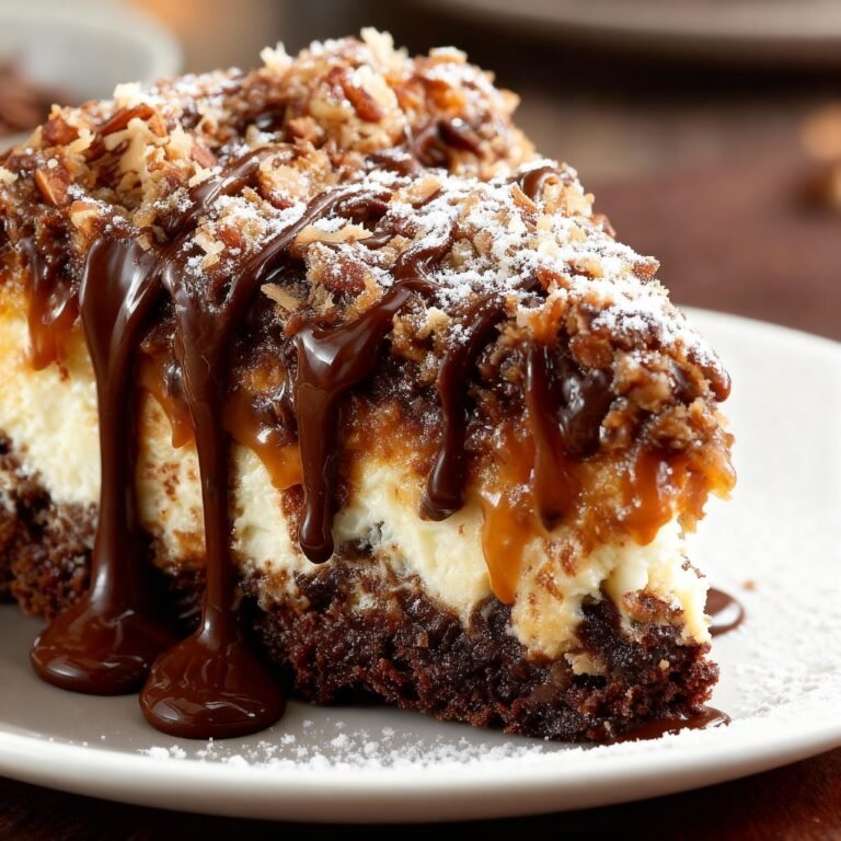 German Chocolate Cheesecake Recipe
