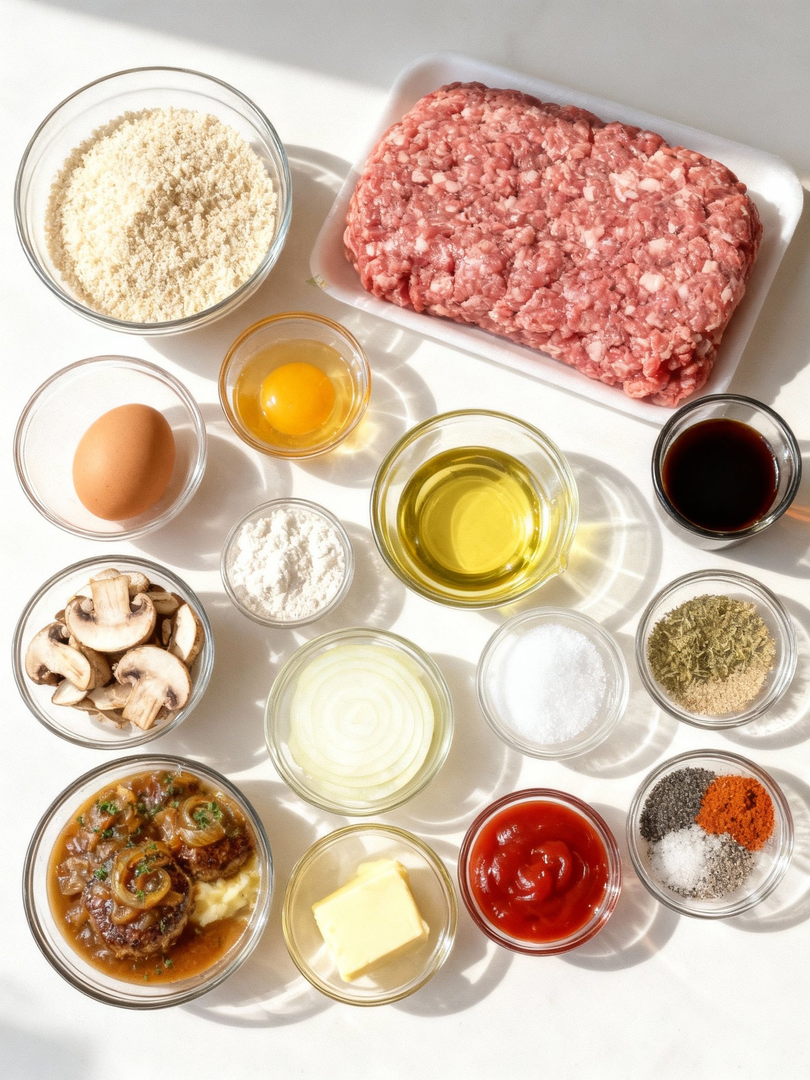 Hamburger Steak and Gravy - 5 Delicious Secrets ingredients