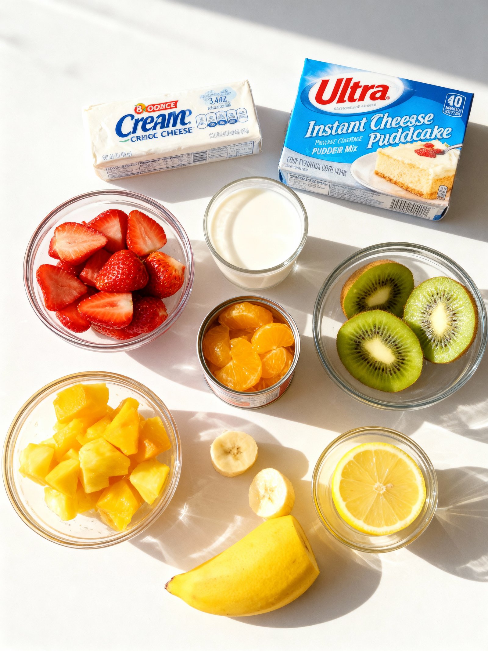 Hawaiian Cheesecake Salad ingredients