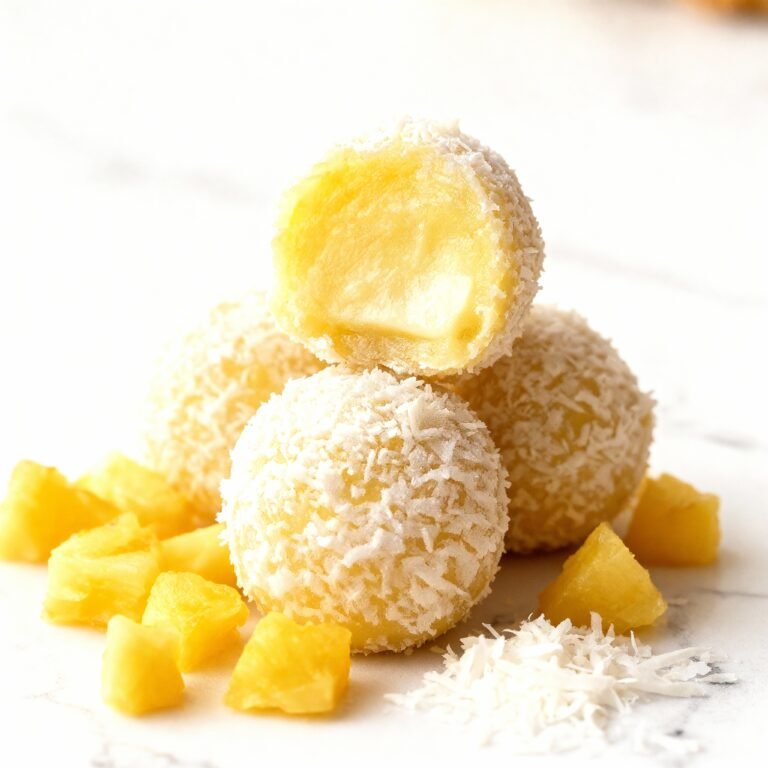 Hawaiian Pineapple Coconut Truffles Recipe