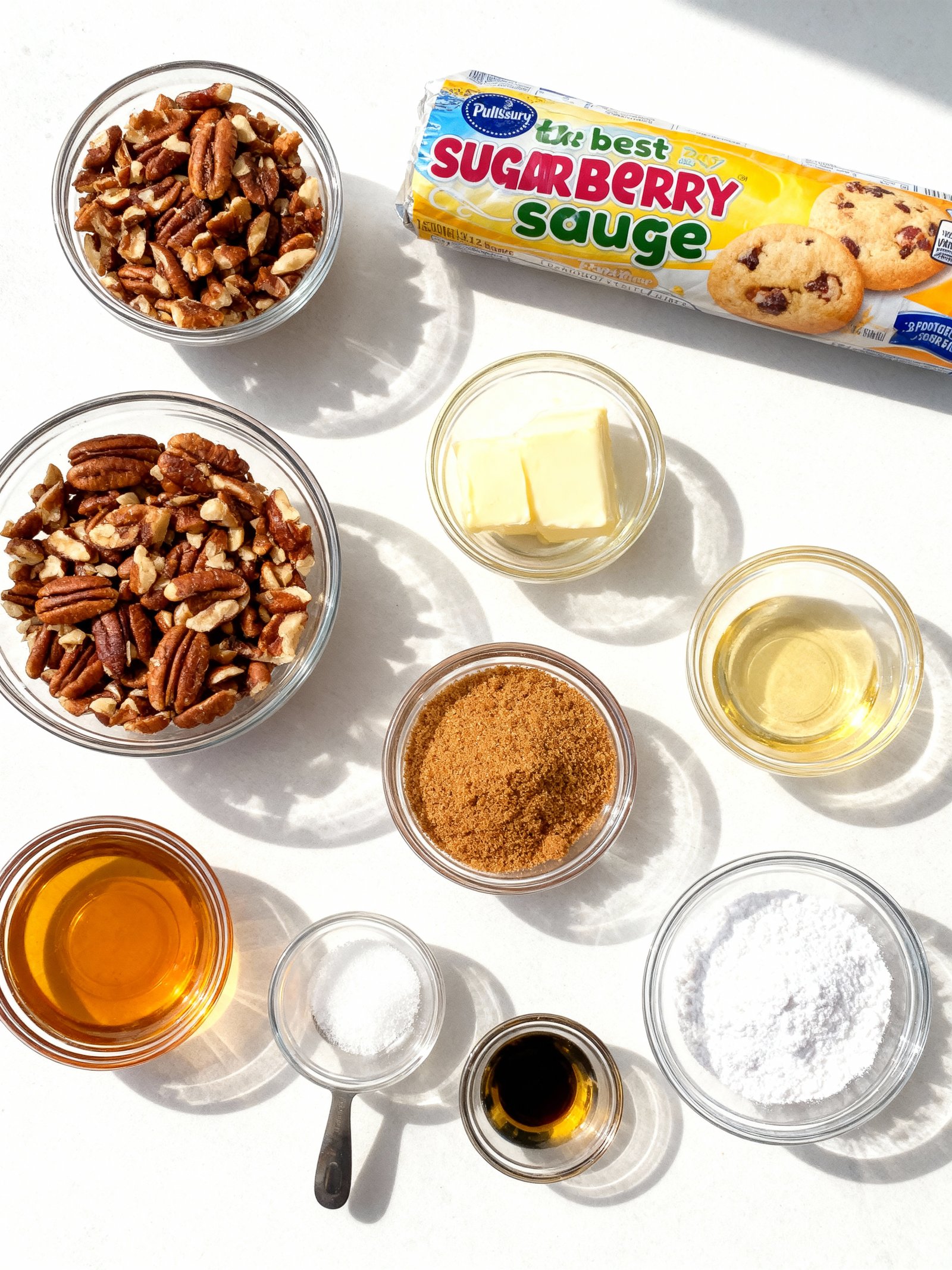 Homemade Pecan Pie Cookies ingredients