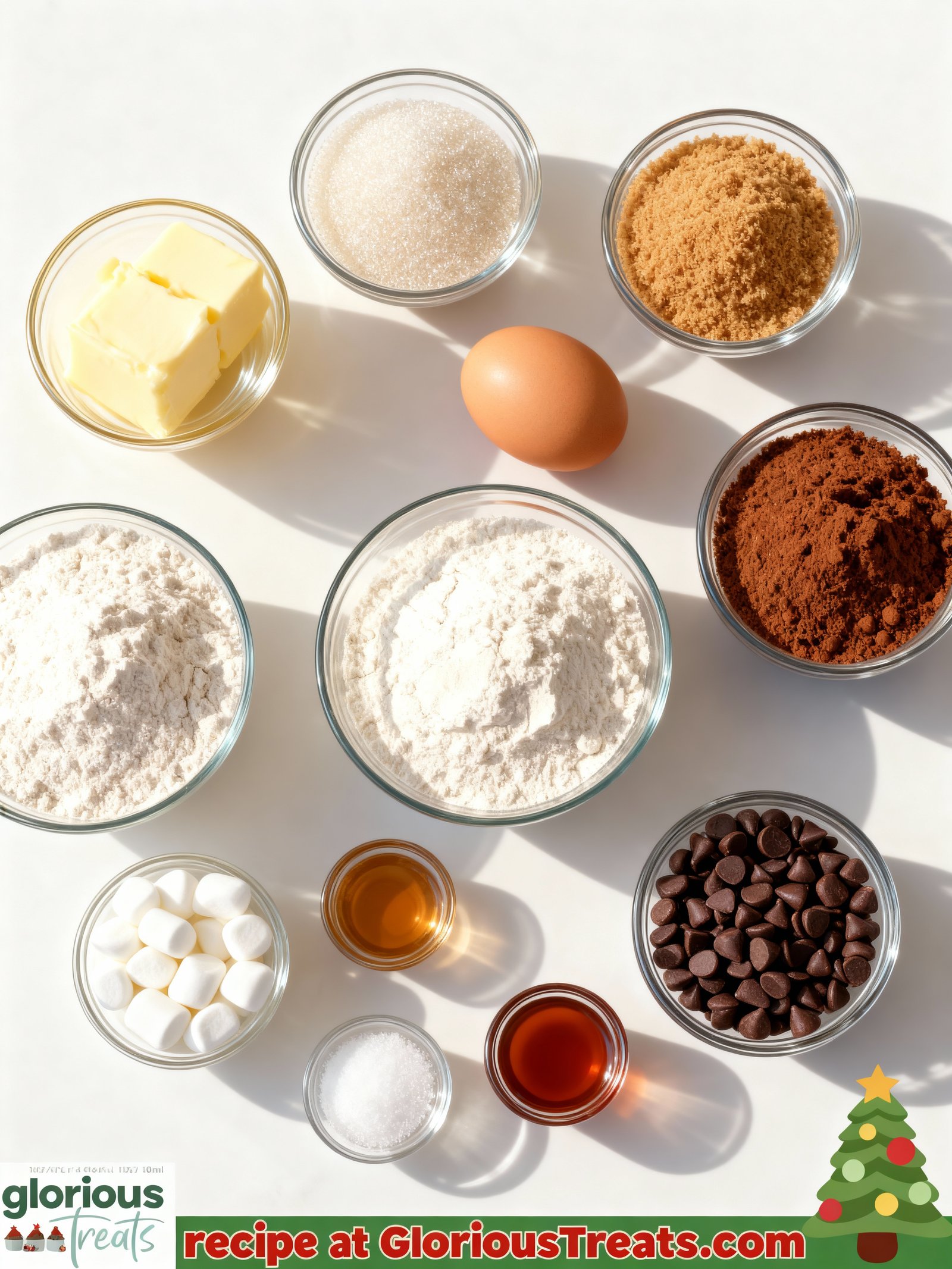 Hot Cocoa Cookies ingredients