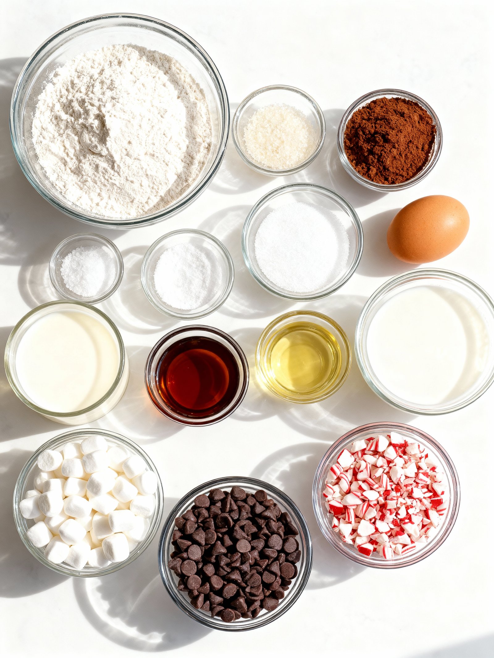 Hot Cocoa Cupcakes ingredients