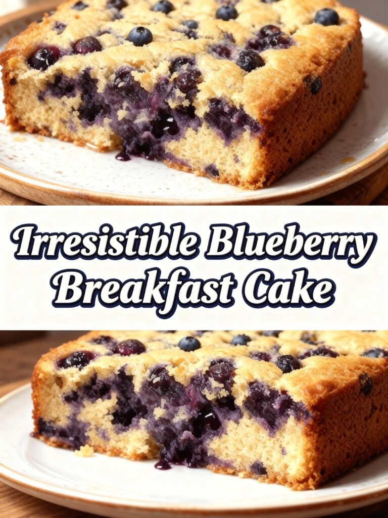 Blueberry Buttermilk Breakfast Cake Recipe