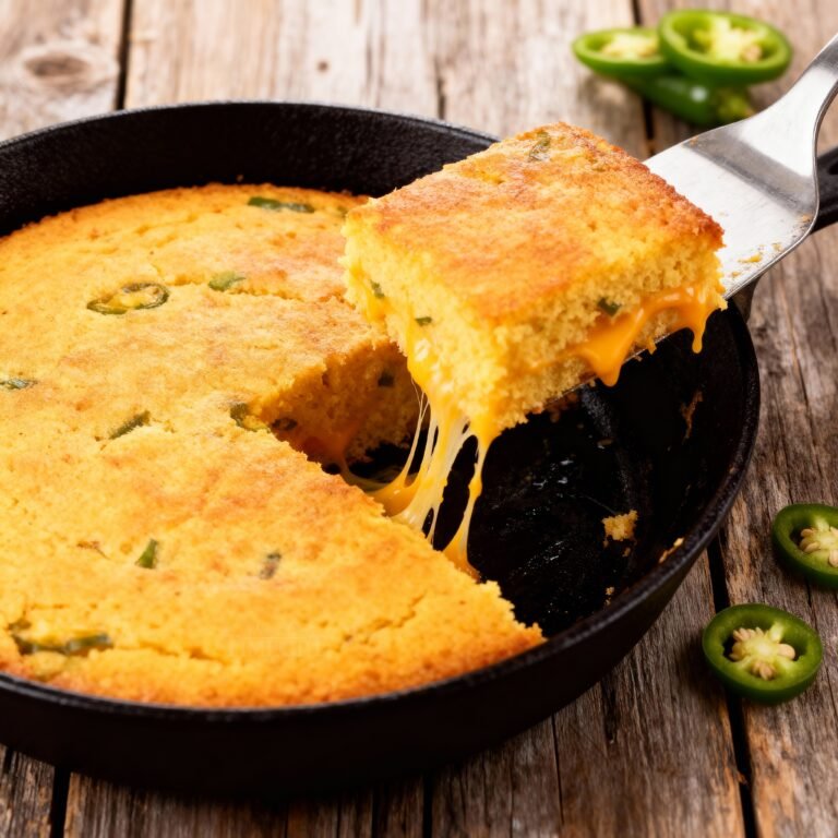 Cheddar Jalapeno Cornbread Recipe