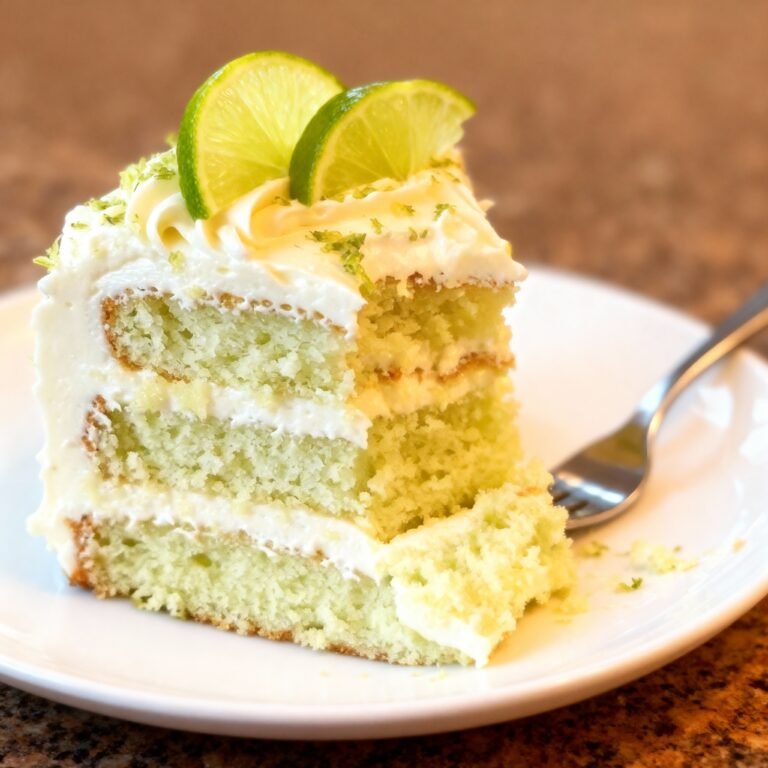 Key Lime Cake with Cream Cheese Lime Icing Recipe