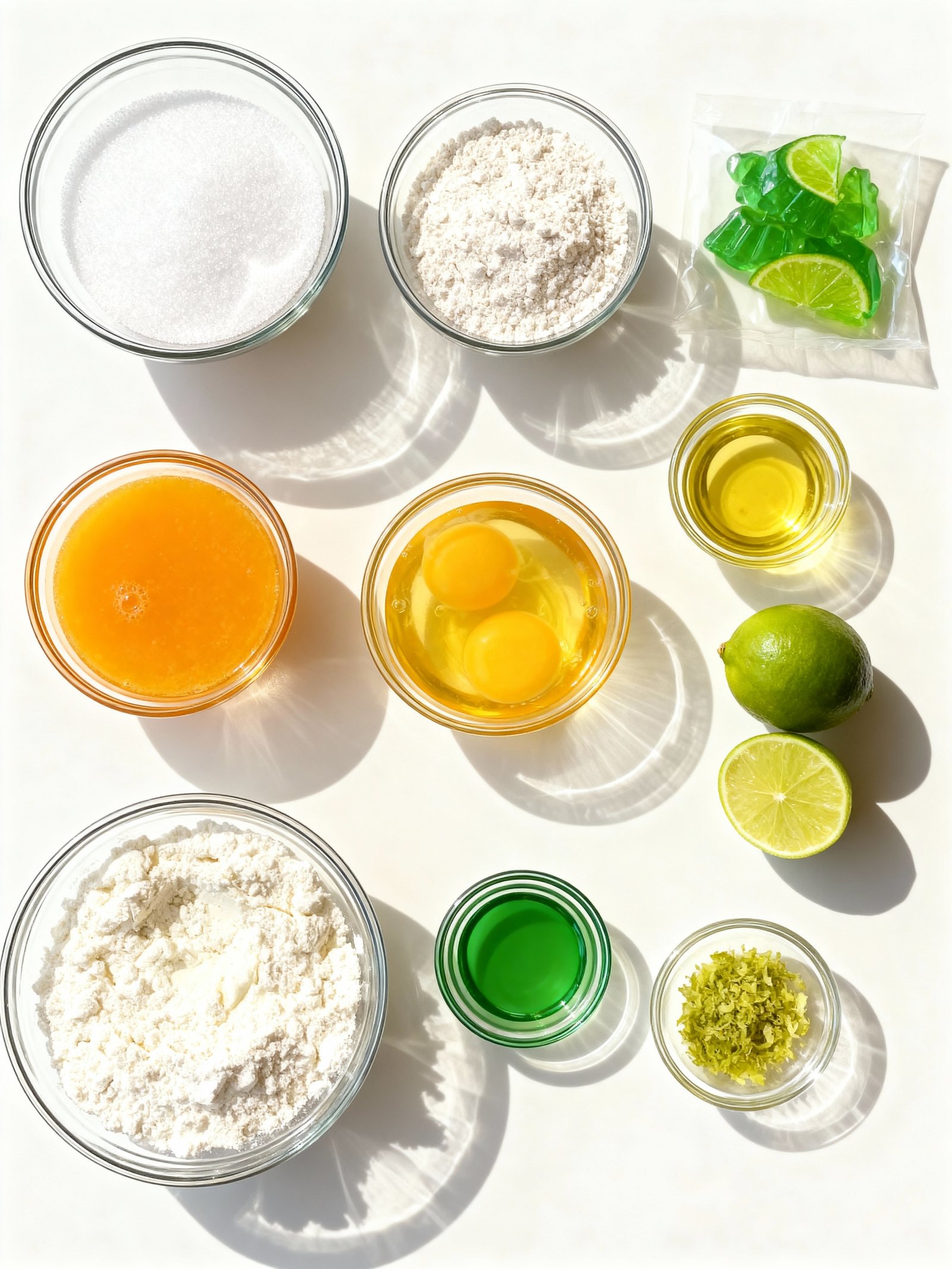 Key Lime Cake ingredients