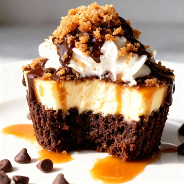 Loaded Brownie Cheesecake Cup Recipe