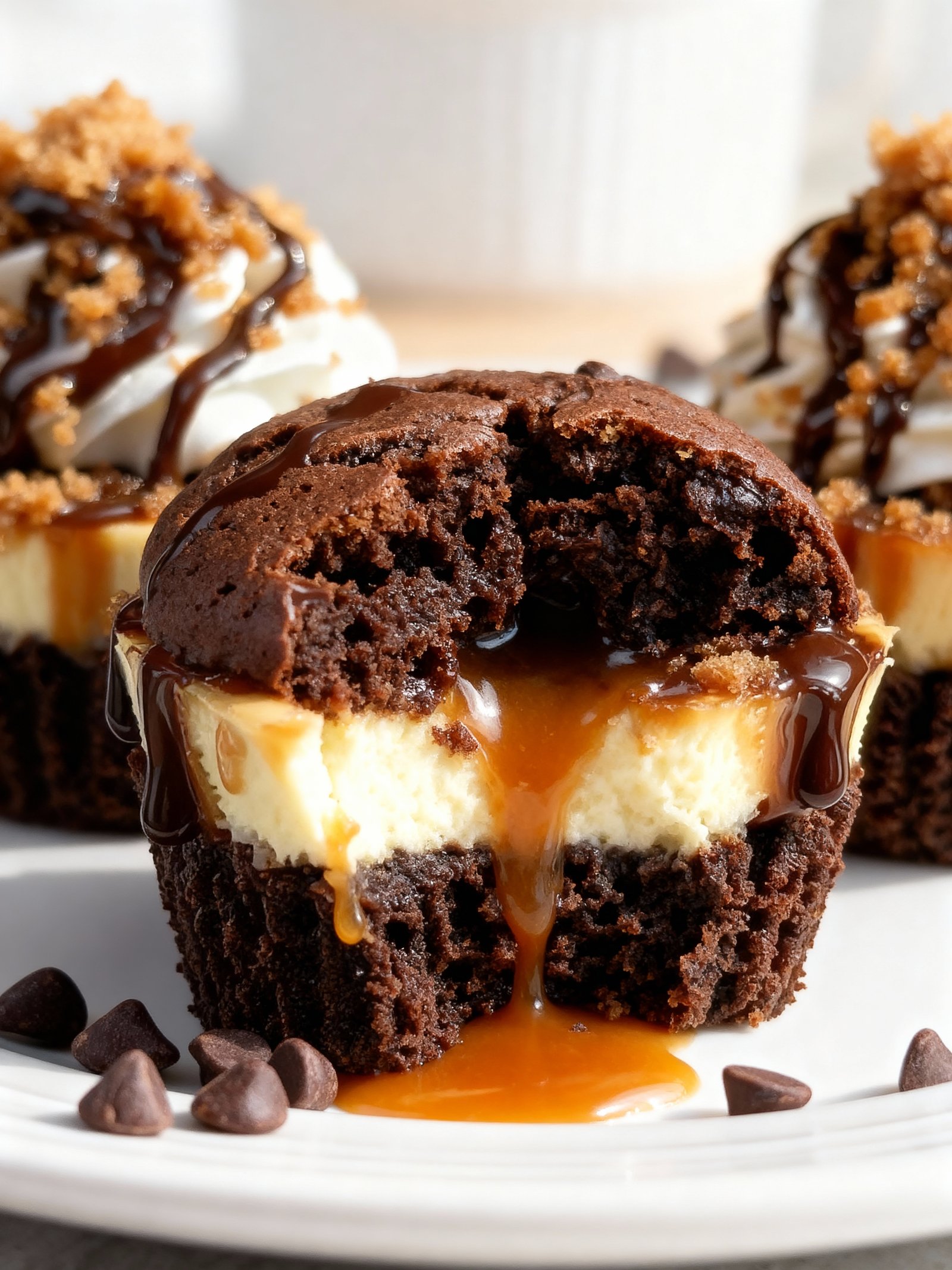 Loaded Brownie Cheesecake Cup finished