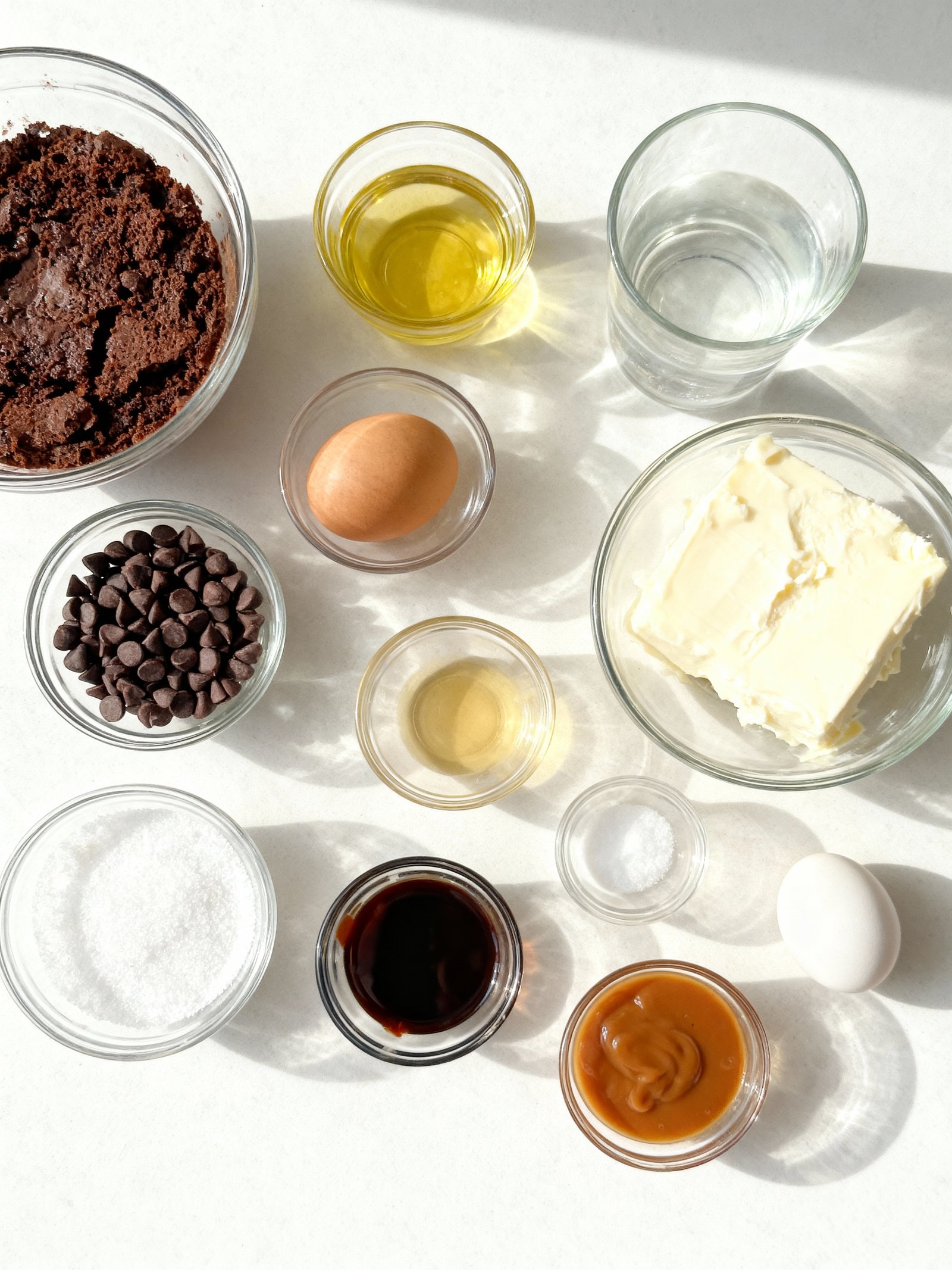 Loaded Brownie Cheesecake Cup ingredients