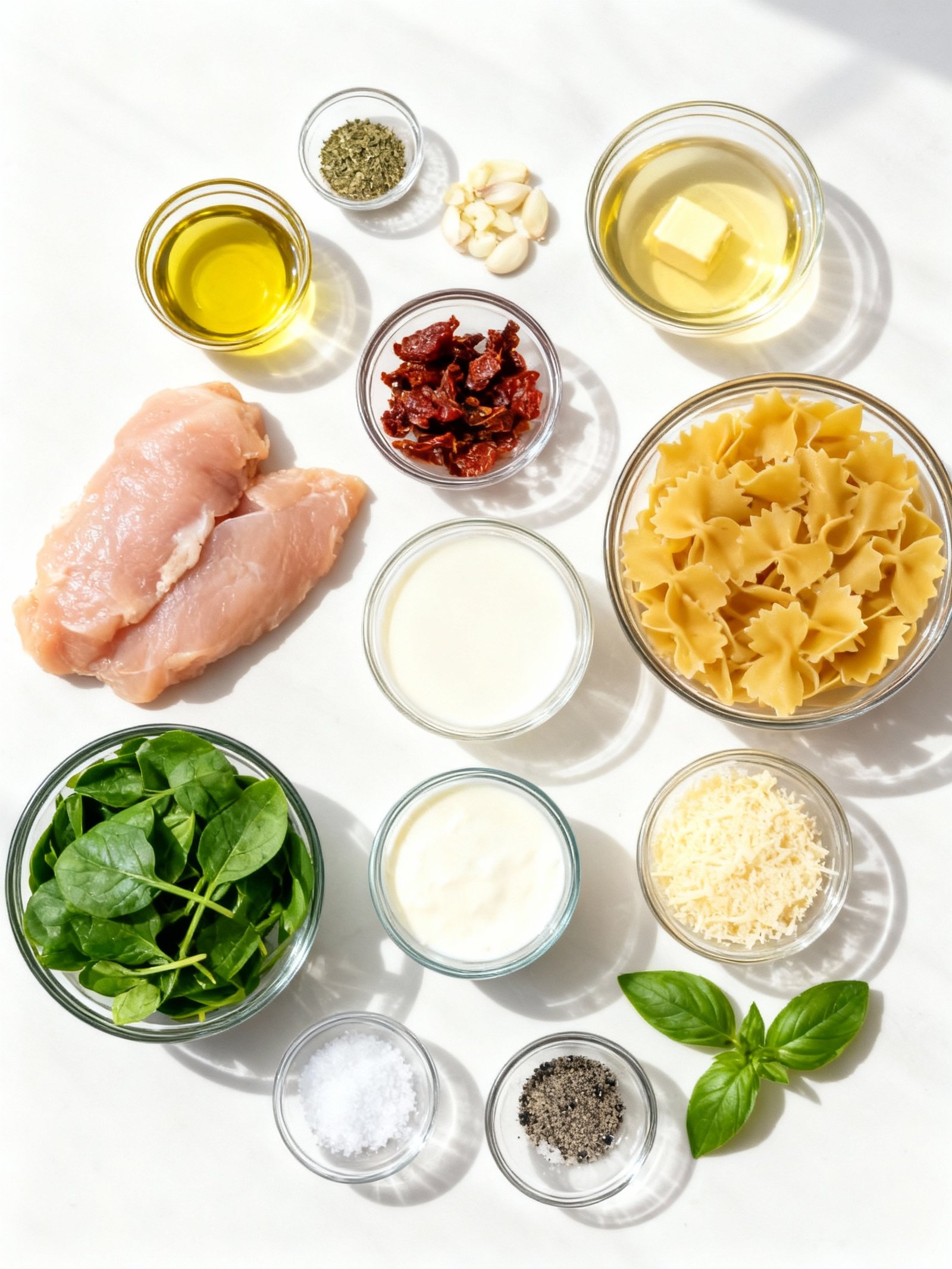 Marry Me Chicken Pasta - Creamy Garlic Parmesan Dish ingredients