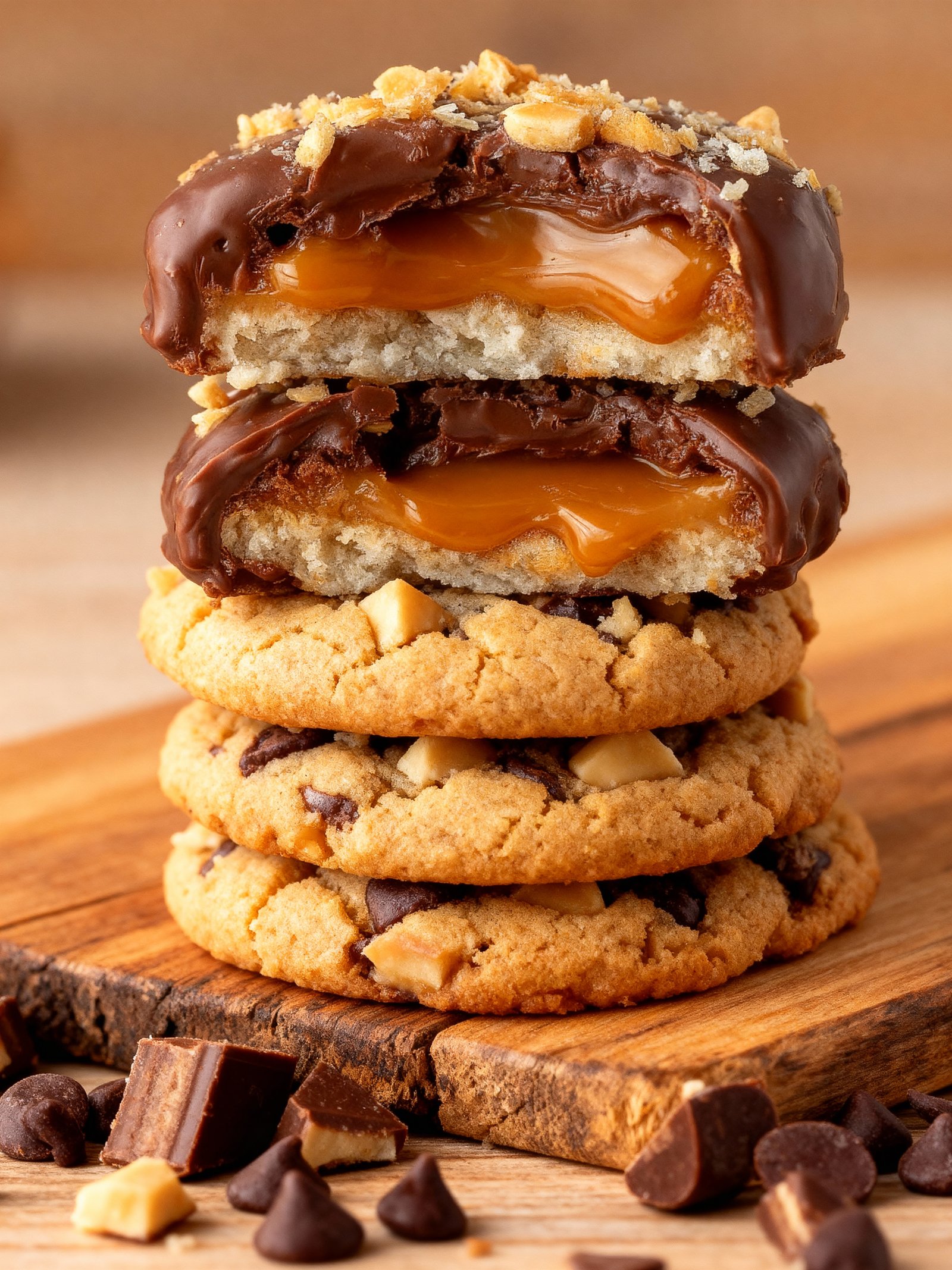 Milky Way No Bake Cookies finished