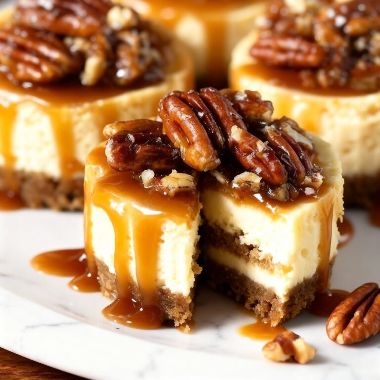 Mini Pecan Pie Cheesecakes Recipe