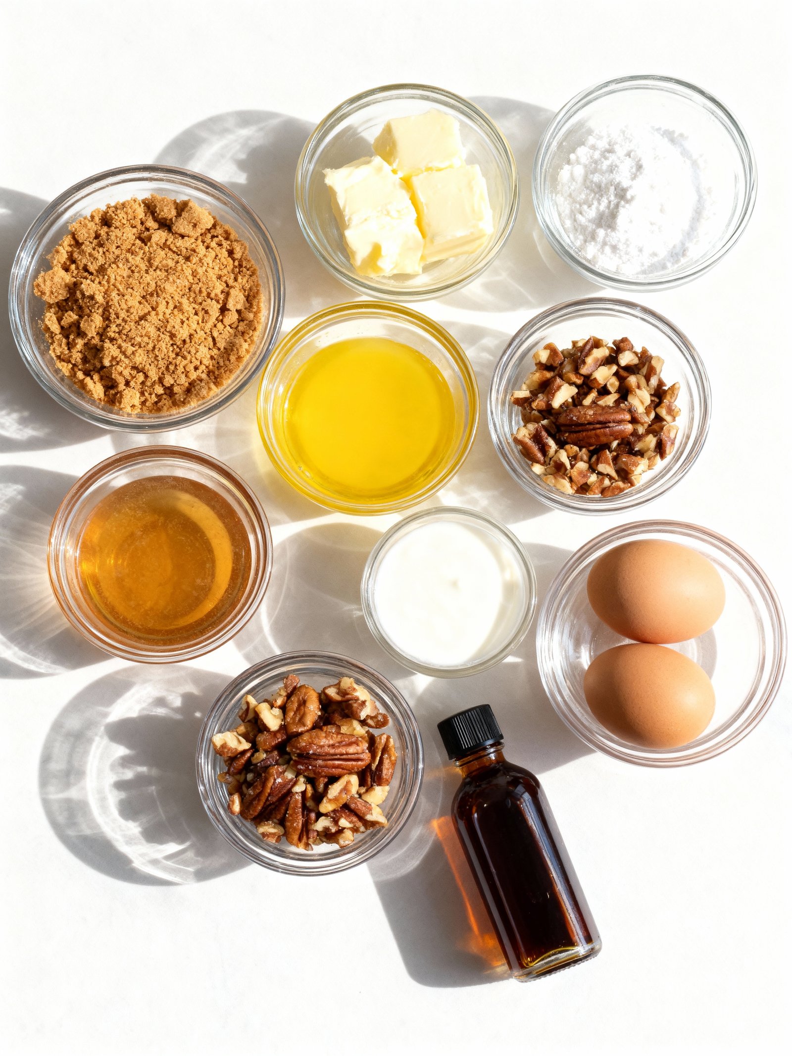 Mini Pecan Pie Cheesecakes ingredients