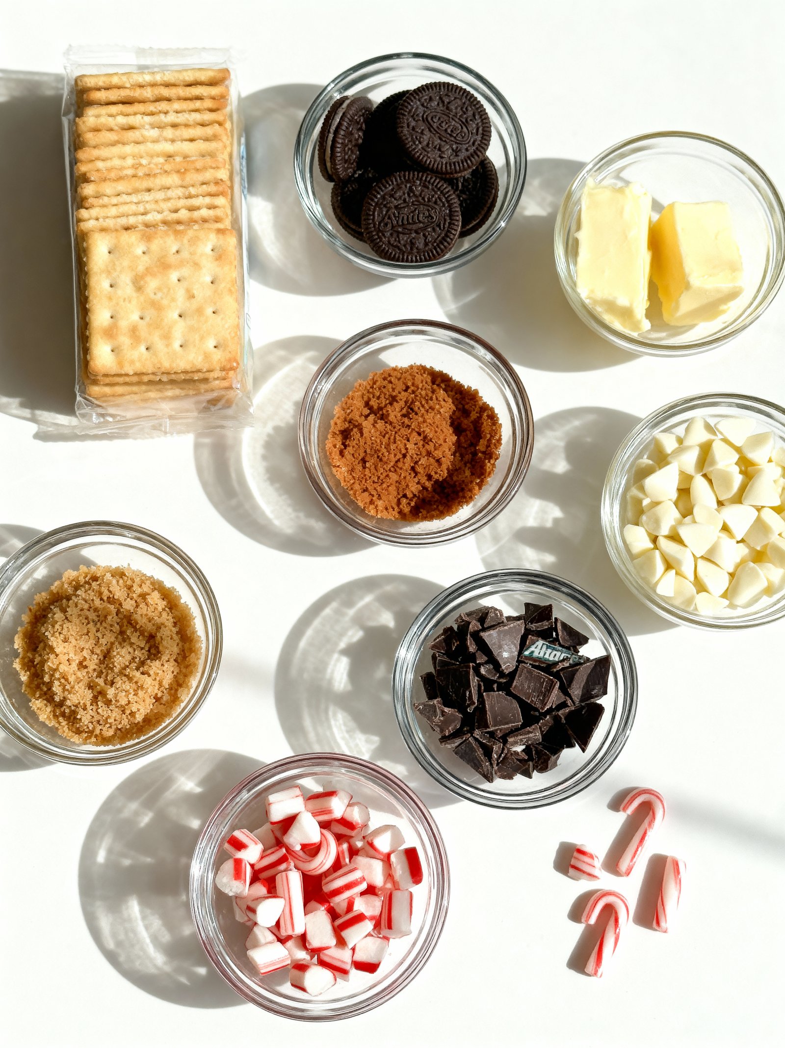 Mint Chocolate Christmas Treat ingredients