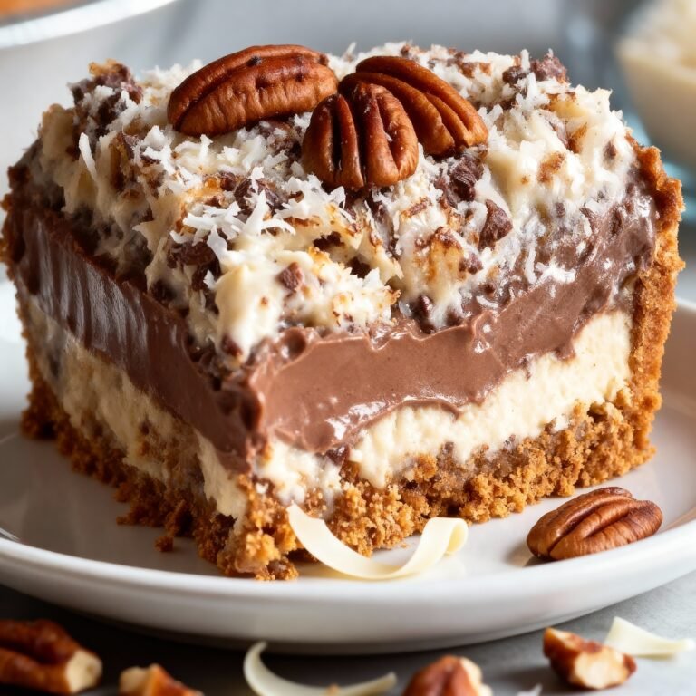 No-Bake German Chocolate Pie Recipe