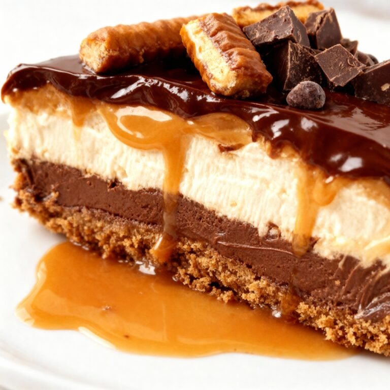 No Bake Twix Cheesecake Recipe