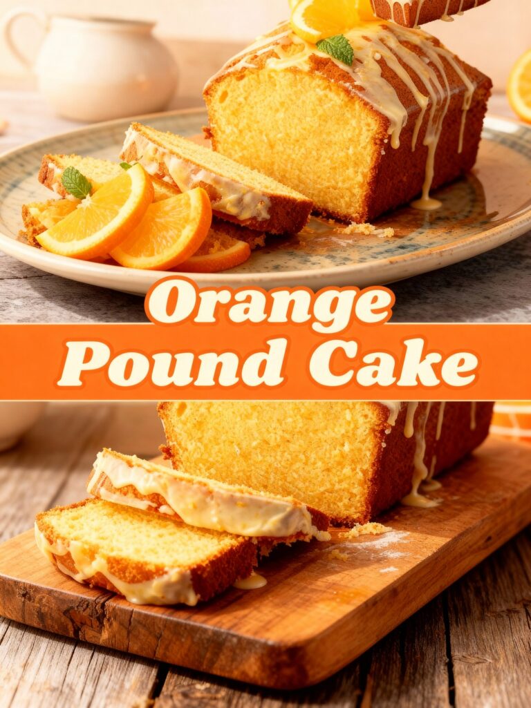 Orange Pound Cake With Orange Glaze Recipe