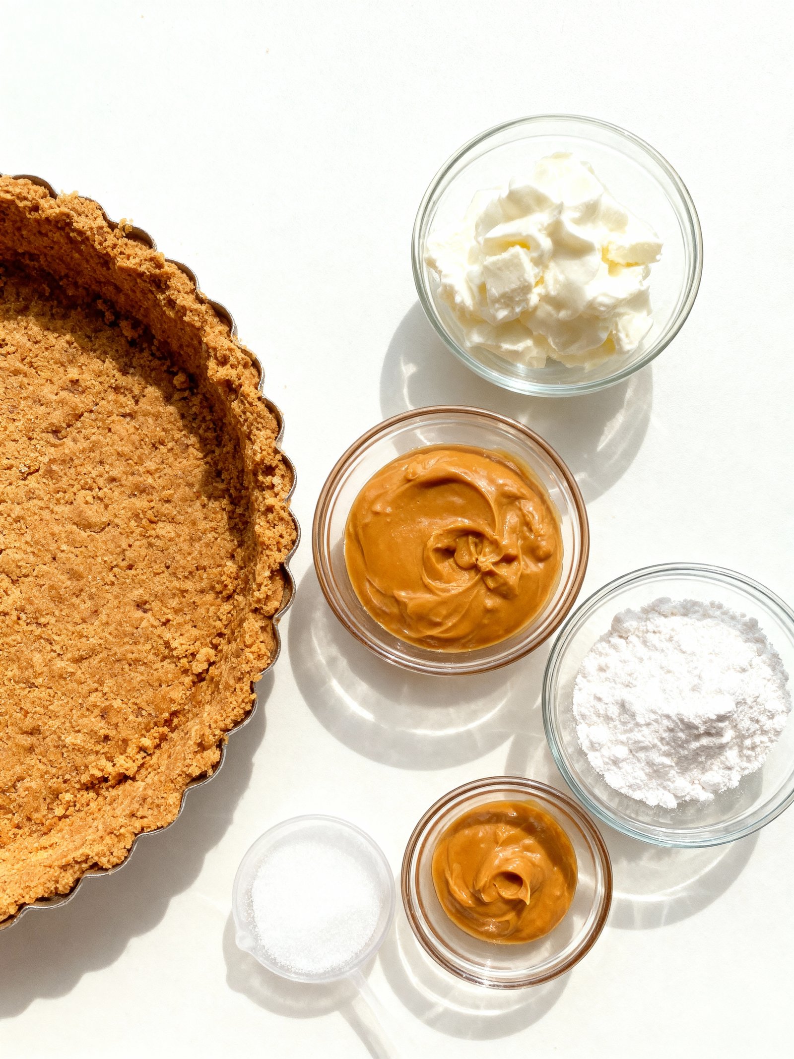 Peanut Butter Pie ingredients