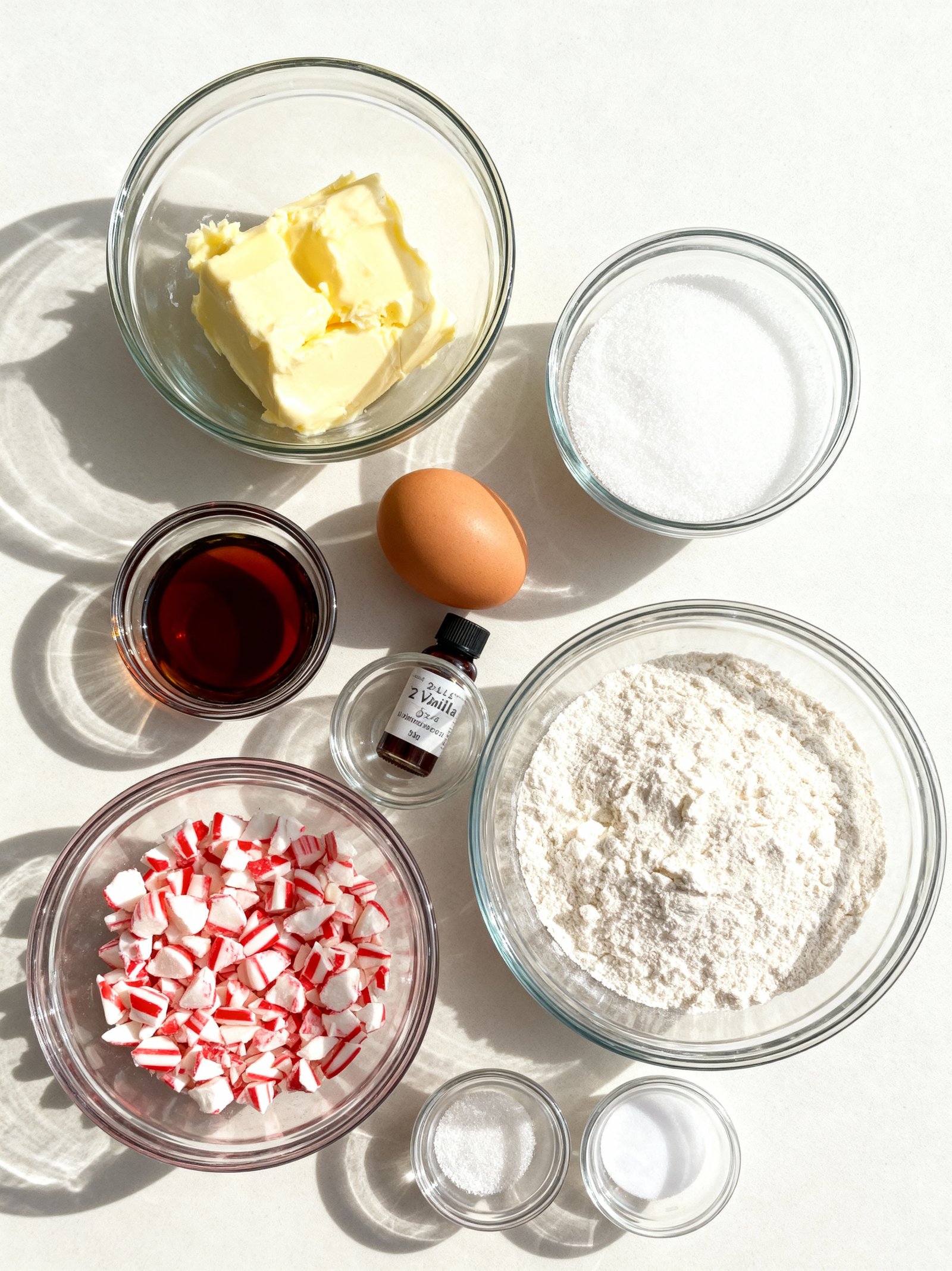 Perfect Peppermint Cookies ingredients