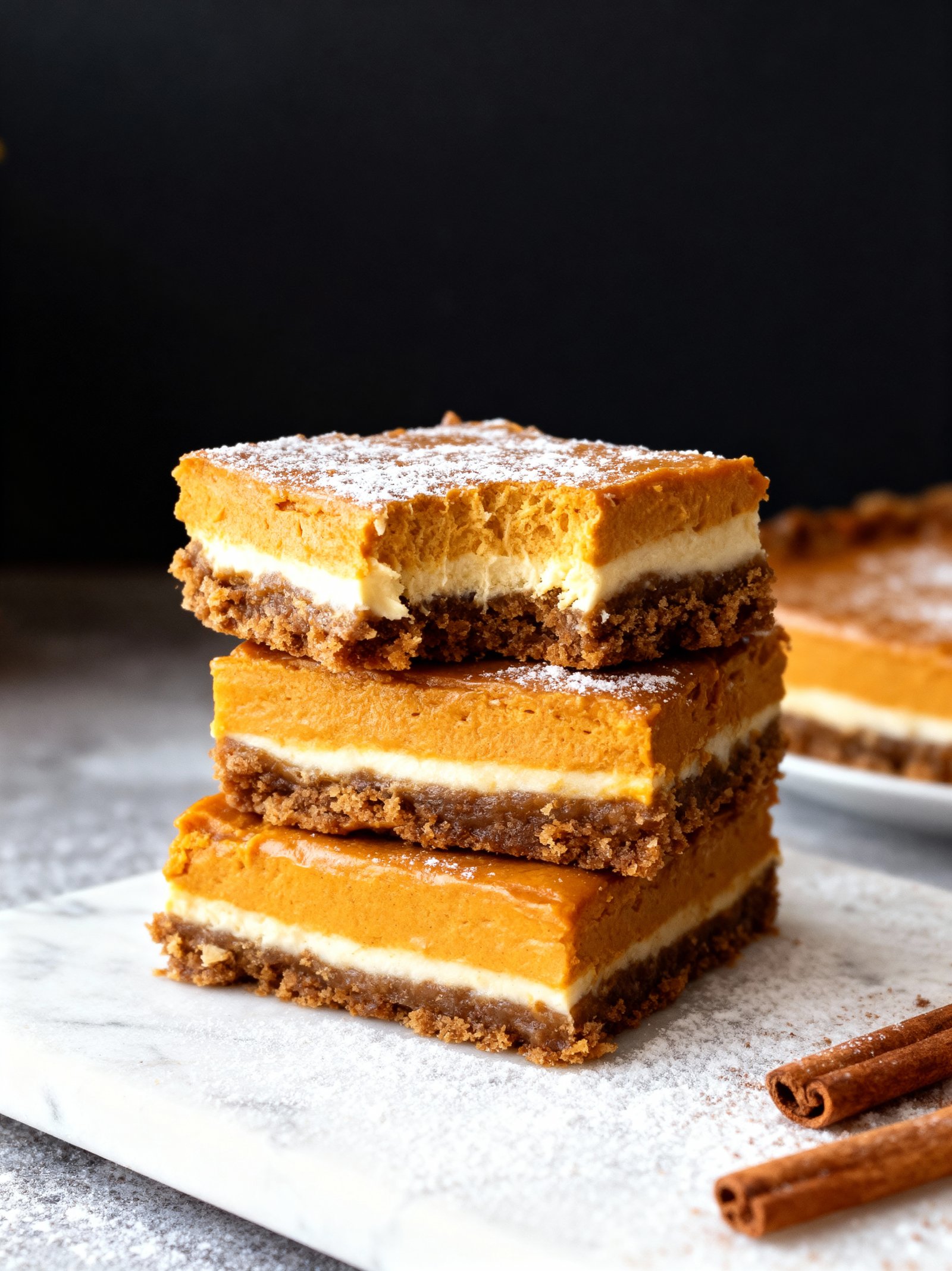 Pumpkin Cheesecake Heaven Bars finished