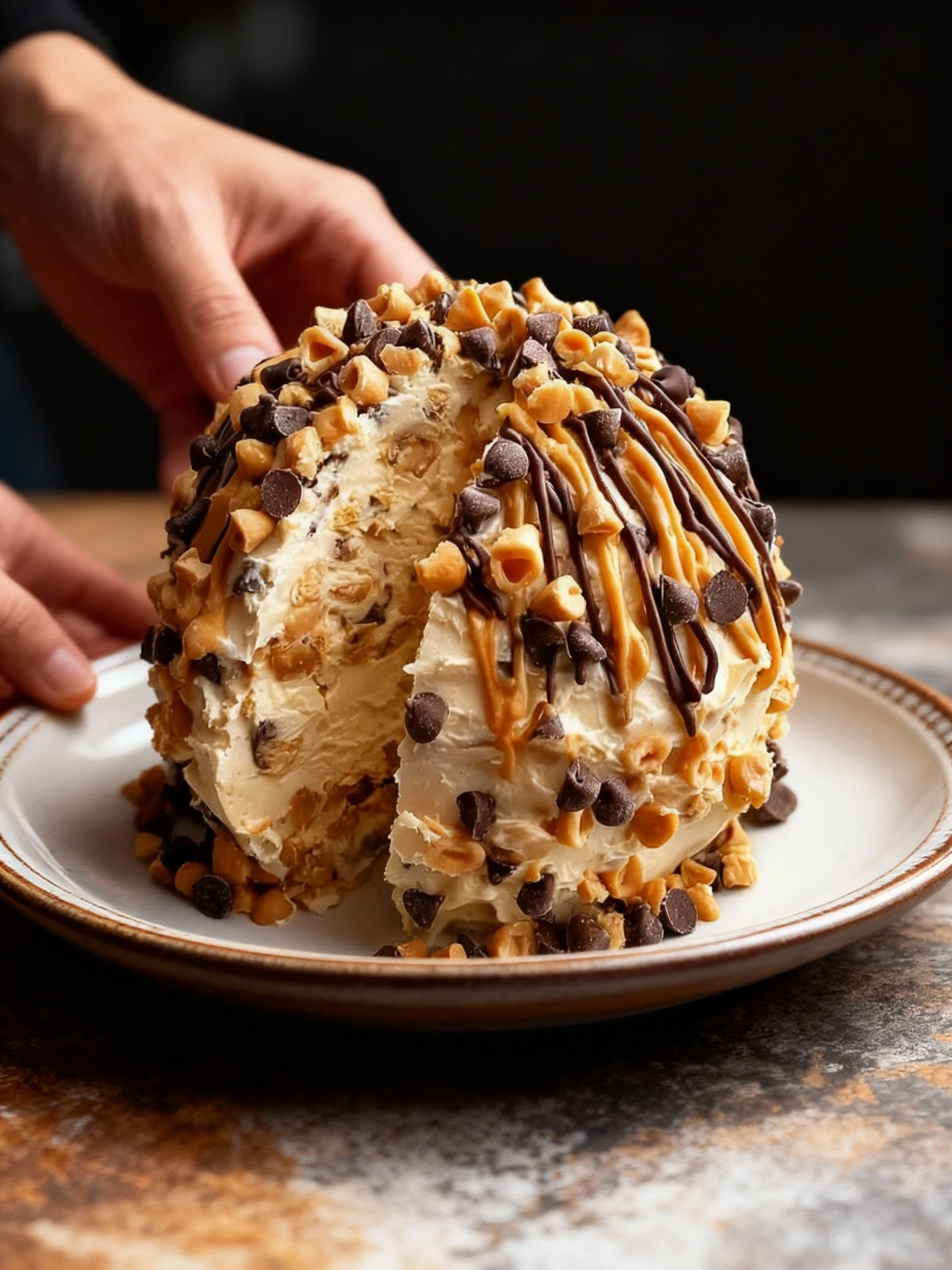 Recipe Title: Reeses Cheese Ball finished